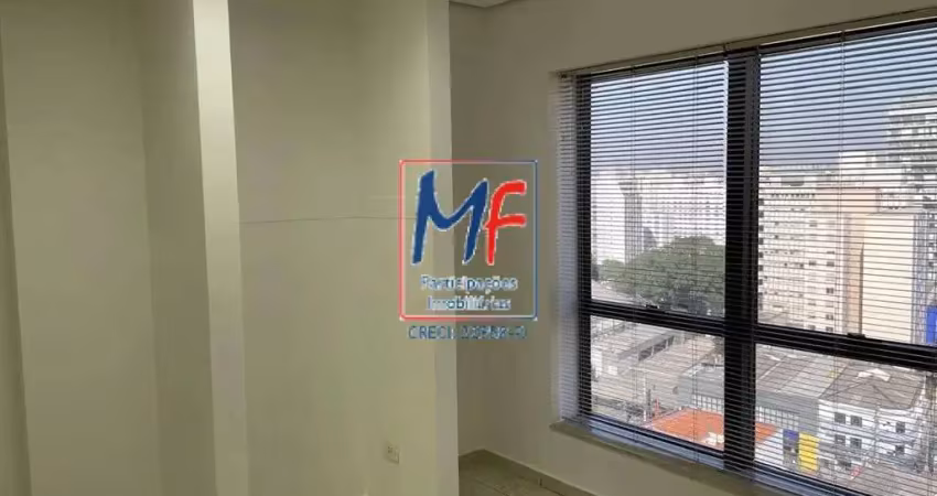 Excelente sala comercial na vila mariana, 40 m² a.u., com piso instalado e banheiro, nas proximidades do metrô ana rosa (ref 21.143)