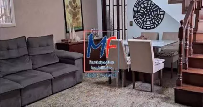 Excelente sobrado no jardim guanca, com 3 dormitórios (2 suítes), sala, cozinha, dep. empregada, lavanderia, varanda, churrasqueira, 2 vagas (ref 21.174)