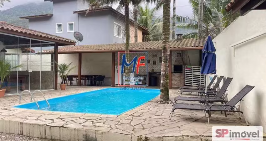 Excelente casa térrea em maresias, são sebastião/sp, com 150m² a.u., 4 dormitórios (2 suítes), sala, cozinha, lavabo, churrasqueira, piscina, 5 vagas (ref 21.267)