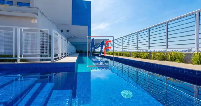 Excelente apto loft no jardim do mar,  são bernardo do campo/sp, com 50 m² a.u., 1 dormitório, sala, cozinha, 1 vaga, lazer. prox. av. lions (ref 21.680)