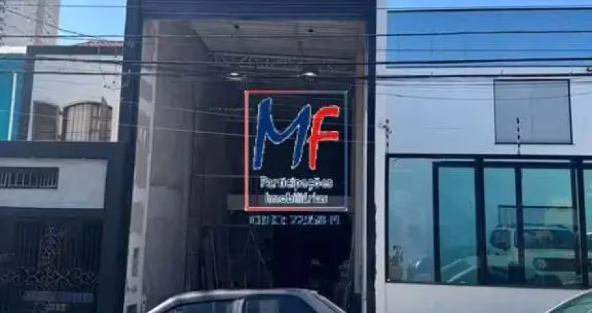 Excelente galpão no tatuapé, 150 m² a.u., testada 4,6 m ,mezanino, pé direito alto (7 m), 2 banheiros, lavanderia e portão automático. prox. av. celso garcia (ref 21.733)
