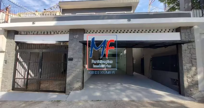 Excelente casa coml pirituba, 490 m² a.u., áreas adm. e coml, banheiros (fem./masc.), 2 salões, cozinha, 3 vagas (ref 21.800)
