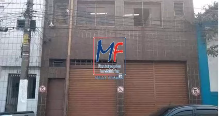 Excelente galpão comercial mooca ,  80 m²  terreno e  160 m² a.c. , dois andares , e  zoneamento: zeis-3. ref 21.734