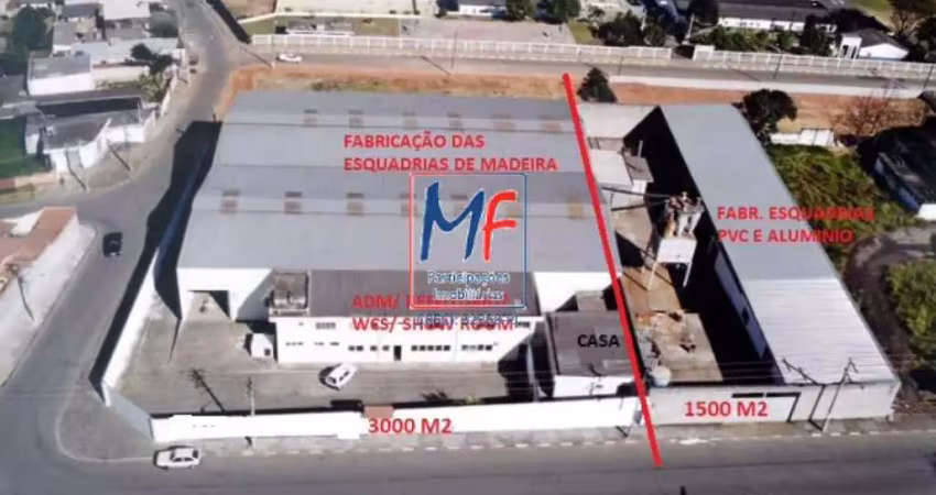 Excelente terreno com 4.500 m2 , dois galpões mogi das cruzes,  2.800 m2 a.c., parque fabril, docas , escritórios. ref 21.728