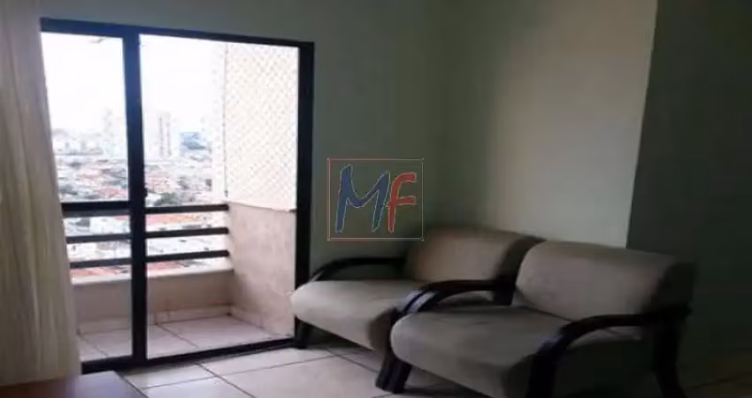 Ref 3030 lindo apartamento no bairro vila mazzei, com 54 m² possui 2 quartos, banheiro, sala, cozinha americana, sacada e 2 vagas cobertas