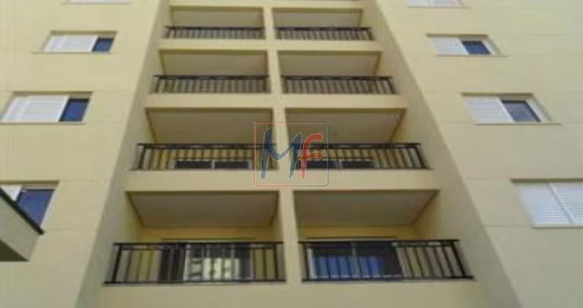 REF: 3187 - Apartamento no bairro Vila Maria Alta, com 67 m² , 3 quartos sendo 1 suíte, sala com sacada, cozinha, lavanderia, banheiro social.