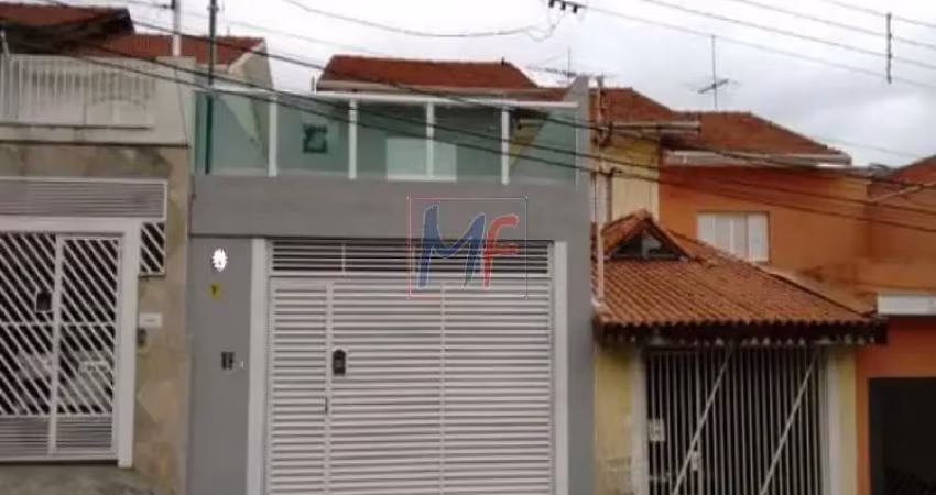 Ref 3.540 - belo sobrado no jd. franca região nobre próximo de santana, 3 dorms, varanda, lavabo, cozinha e copa, 2 vagas e  169 m² a.c.