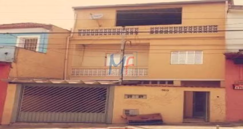 ID 5640 - Sobrado no bairro Vila Gustavo, com dois sobrados construídos no terreno, separadas por muros e portões, ambos possui 2 quartos.