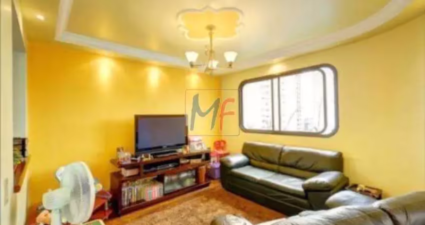Ref: 6533 excelente apartamento  com 200 m²,  3 dorms ( 3 suítes c/ closet , sendo uma ampla) 3 vagas  na mooca. aceita permuta.