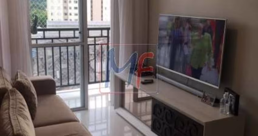 REF: 10.2018 Lindo Apto no bairro Quarta Parada 52m², 2 quartos, 1 vaga, recém formado, decorado c/  porcelanato, rebaixo c/ iluminação.