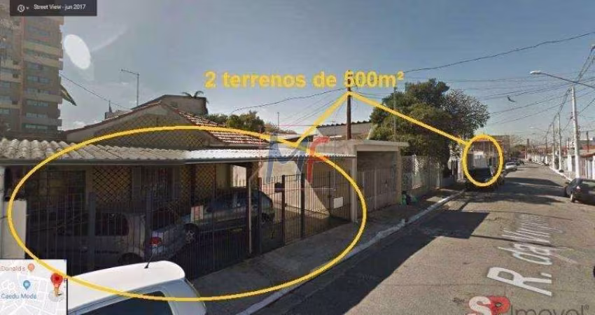 Ref: 11.056 ótimo terreno com 500 m² e 238 m2 a.c.  no bairro: vila constança, excelente localização. estuda proposta e aceita permuta.