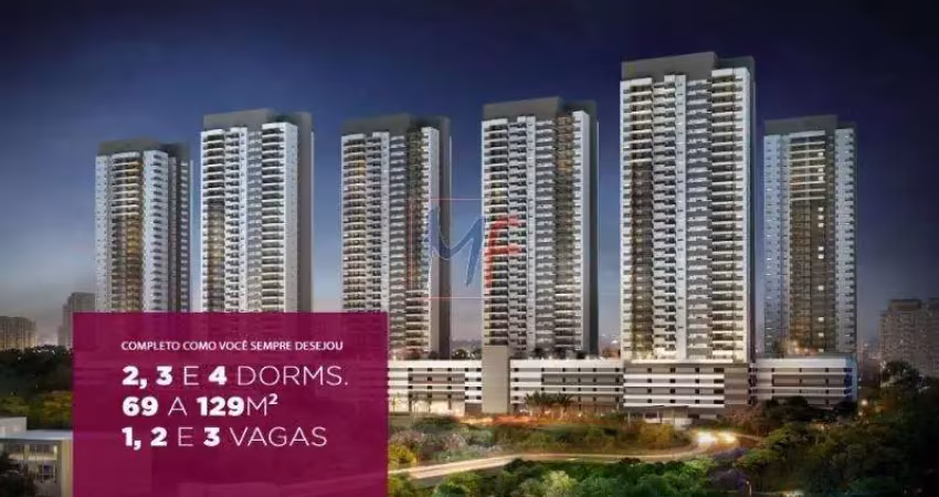 Ótimo apartamento 129 m², a.u, 4 dormitórios ( sendo 3 suítes), 2 ou 3 vagas, área de lazer completa, morumbi. ref: 12.138