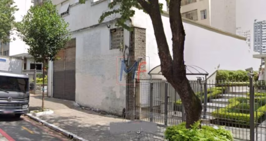 Excelente terreno  Santa Cecília,  1.173 m²,  2 testadas  de 10 e 9 mts  Zoneamento: ZEM. Aceita 50% em permuta.REF: 13.708