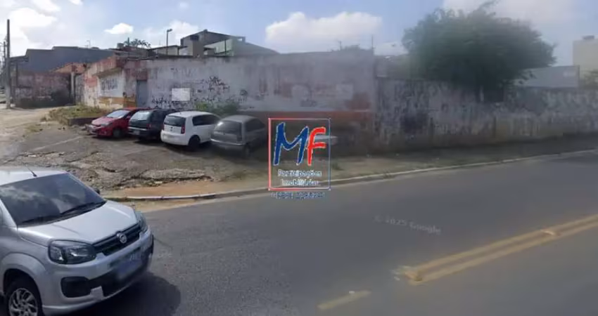Excelente terreno no jardim ângela (zleste), v. tolstoi com 3 frentes ,1.434 m², 3 testadas 38, 31 e 17 metros. zoneamento: zeu. ref: 13.710 -
