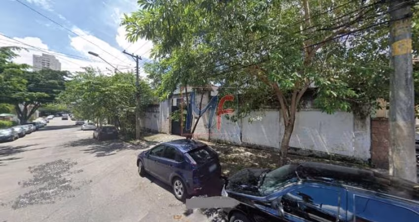 REF: 13.749 Excelente terreno bairro Mooca, com 1.150 m² e 650 m² de área construída, testada 23 m, zoneamento ZM, não aceita permuta.