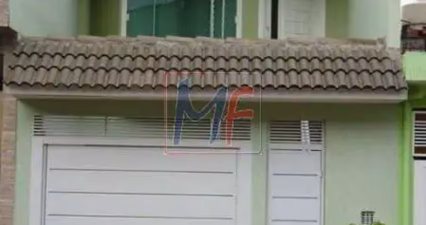 Belo sobrado na vila regina com 3  quartos (1 suíte) sala, cozinha com móveis planejados, jardins, salão, portão elétrico, 6 vagas. ref: 14.274