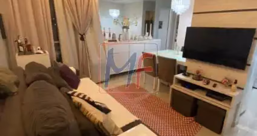 Ref: 14.630 - lindo apartamento na vila carmosina, com 50 m² 2 dormitórios, sala, cozinha, banheiro, 1 vaga de garagem.