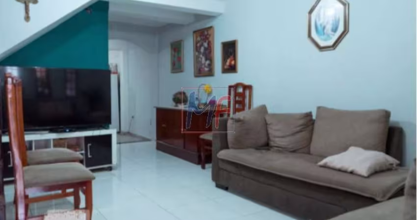 Lindo sobrado no bairro Vila Santa Maria, com 3 dormitórios, sala, cozinha, área de serviço, quintal, 2 vagas, 80 m² de área útil. REF: 15.172