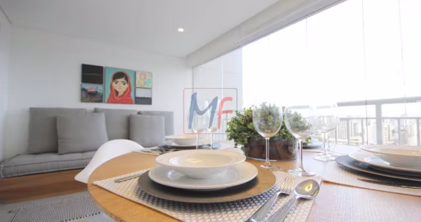 REF: 14.475 - Lindo apartamento na Vila Nova Conceição com 56 m² sendo 1 suíte, sala, cozinha, varanda com uma vista linda, 1 vaga.