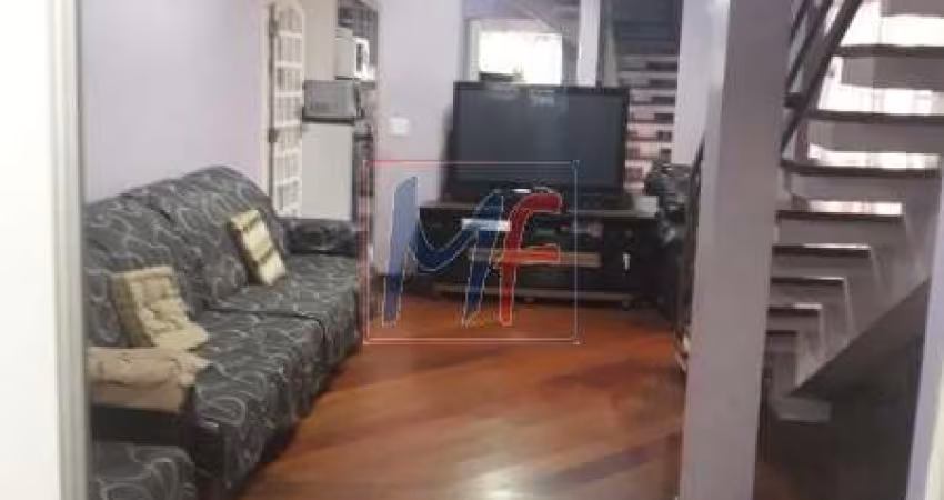 REF: 14.925 - Lindo sobrado na Chácara Tatuapé, com 330 m² ,3 quartos( 1 suíte), área gourmet, churrasqueira, 4 banheiros, quintal, 2 vagas.
