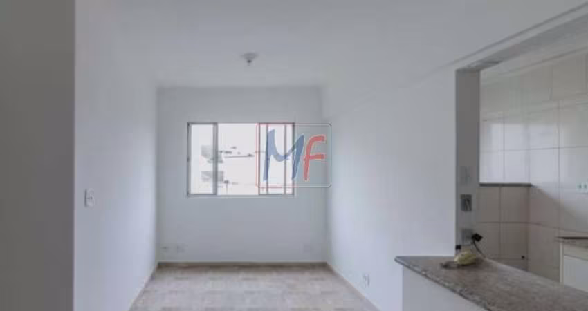 Excelente apto na Vila Homero Thon, 60 m² a.u., 2 quartos, sala, cozinha, banheiro, área de serviço, 1 vaga. Lazer. Portaria 24hs. (REF: 15.149)