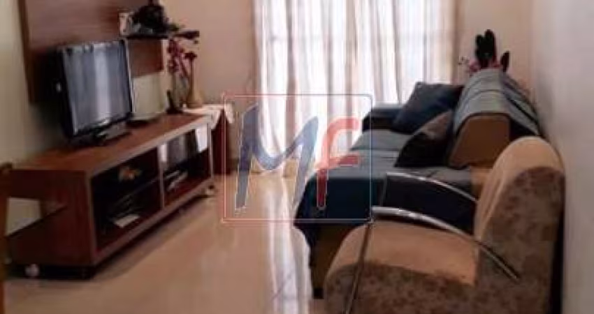 REF 15.352 - Lindo apartamento na Vila Marieta, com 53 m²a.u., 2 quartos, sala, varanda, cozinha, área de serviço fechada, 1 vaga. Lazer.