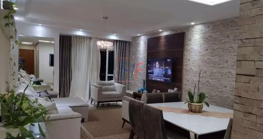 Apartamento no bairro rudge ramos com 134 m² 3 quartos (2 suítes) sala, cozinha planejada, sacada, banheiros, 3 vagas. lazer. ref: 15.535