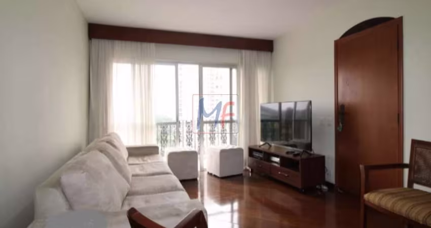REF: 15.667 - Lindo apto no Brooklin,  110 m² a.u., 3 quartos (1 suíte), sala, sacada, cozinha planejada, área  serviço, banheiros, 1 vaga e  Lazer.