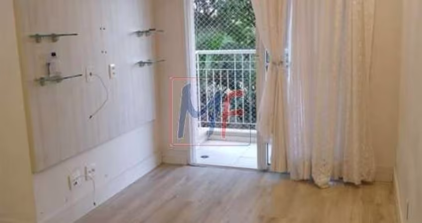 REF  15.722 - Lindo apto na Vila Carmem, 55 m² a.u.,  2 quartos, sala, varanda, cozinha, banheiro, área de serviço, armários, 1 vaga e  Lazer.