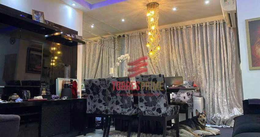 Apartamento com 1 dormitório à venda, 109 m² por R$ 690.000,00 - Gonzaga - Santos/SP