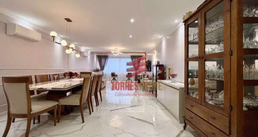 Apartamento com 3 dormitórios à venda, 216 m² por r$ 1.680.000,00 - gonzaga - santos/sp