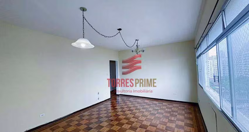 Apartamento com 2 dormitórios à venda, 118 m² por r$ 650.000,00 - embaré - santos/sp
