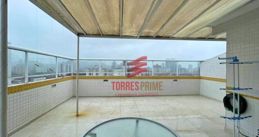 Cobertura com 2 dormitórios à venda, 111 m² por R$ 835.000,00 - Estuário - Santos/SP