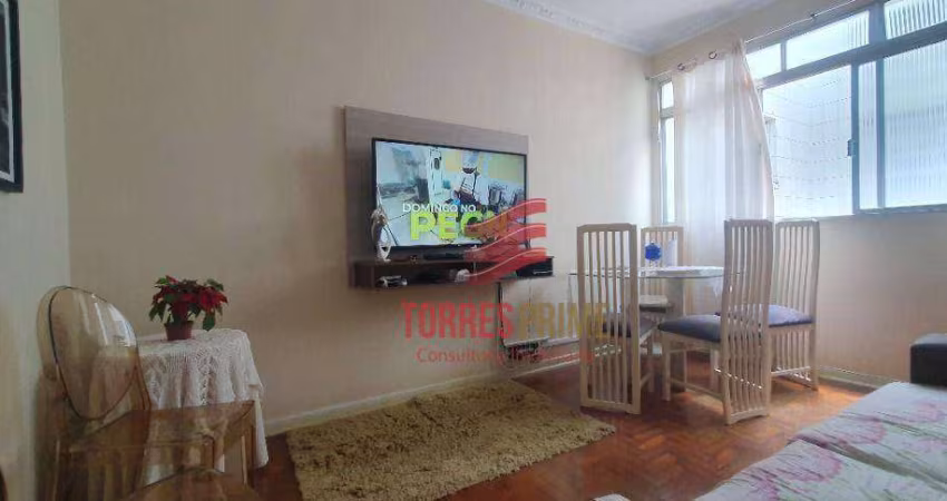 Apartamento com 2 dormitórios à venda, 62 m² por R$ 330.000,00 - Estuário - Santos/SP