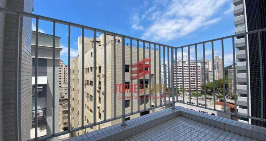 Apartamento com 4 dormitórios, 230 m² - venda por R$ 3.200.000,00 ou aluguel por R$ 14.900,00/mês - Pompéia - Santos/SP