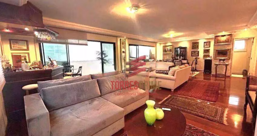 Apartamento com 3 dormitórios à venda, 240 m² por r$ 1.700.000,00 - boqueirão - santos/sp