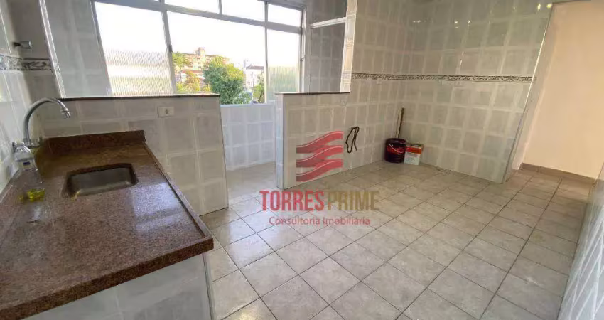 Apartamento com 3 dormitórios com sacada à venda por R$ 375.000 - Vila Matias - Santos/SP