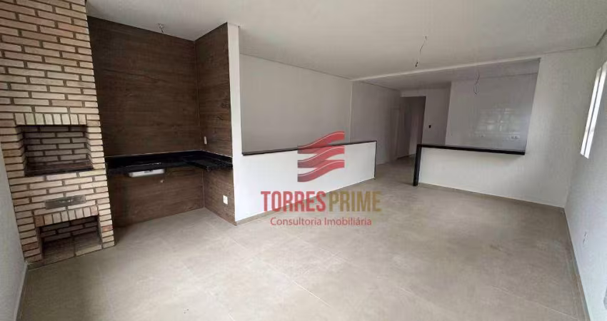 Sobrado com 2 dormitórios , 2 suítes, churrasqueira à venda, 80 m² por R$ 689.000 - Vila Belmiro - Santos/SP