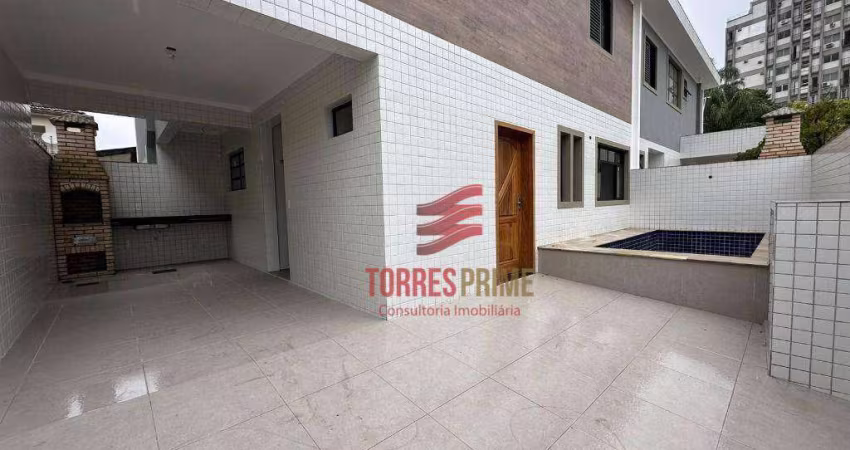 Sobrado com 3 dormitórios, 1 suíte, Quintal, Churrasqueira e Piscina à venda, 140 m² por R$ 1.435.000 - Vila Belmiro - Santos/SP
