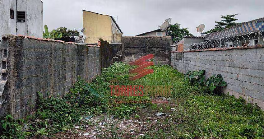 Terreno à venda, 336 m² por R$ 195.000,00 - Vila Nossa Senhora de Fátima - São Vicente/SP