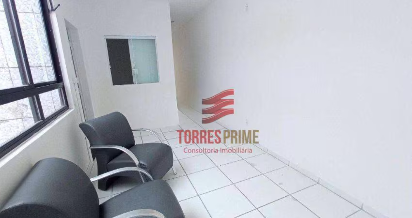 Conjunto para alugar, 75 m² por R$ 2.800,02/mês - Marapé - Santos/SP