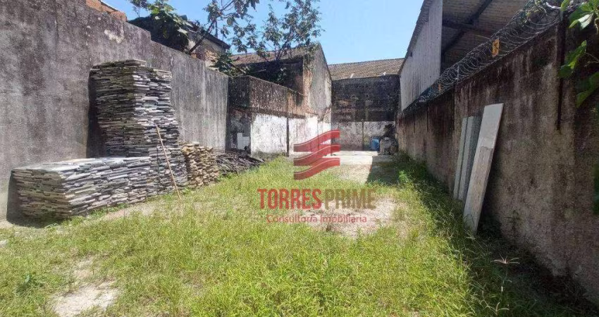 Terreno para alugar, 283 m² por R$ 4.500,00/mês - Paquetá - Santos/SP
