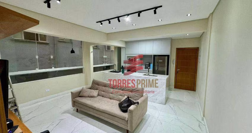 Apartamento com 2 dormitórios à venda, 97 m² por R$ 700.000,00 - José Menino - Santos/SP
