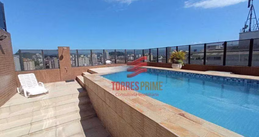 Apartamento com 1 dormitório para alugar, 67 m² por R$ 3.200,02/mês - Embaré - Santos/SP