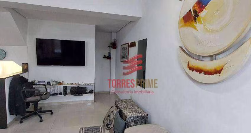 Village com 2 dormitórios à venda, 105 m² por R$ 485.000,00 - Macuco - Santos/SP