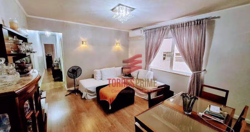 Apartamento com 2 dormitórios à venda, 88 m² por r$ 450.000,00 - itararé - são vicente/sp