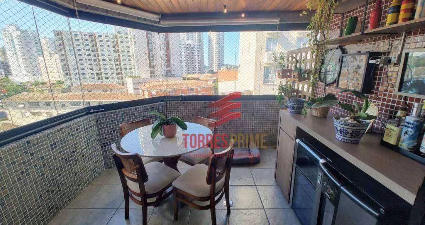 Apartamento com 3 dormitórios à venda, 125 m² por R$ 870.000,00 - Ponta da Praia - Santos/SP