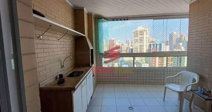 Apartamento com 3 dormitórios à venda, 132 m² por R$ 848.000,00 - Guilhermina - Praia Grande/SP