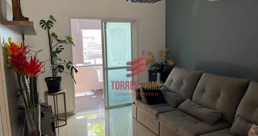 Linda Casa Sobreposta Alta com 2 dormitórios à venda, 200 m² por R$ 1.100.000 - Marapé - Santos/SP