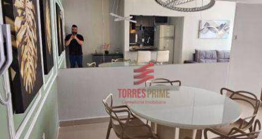 Apartamento com 2 dormitórios para alugar, 96 m² por R$ 5.500,00/mês - Boqueirão - Santos/SP